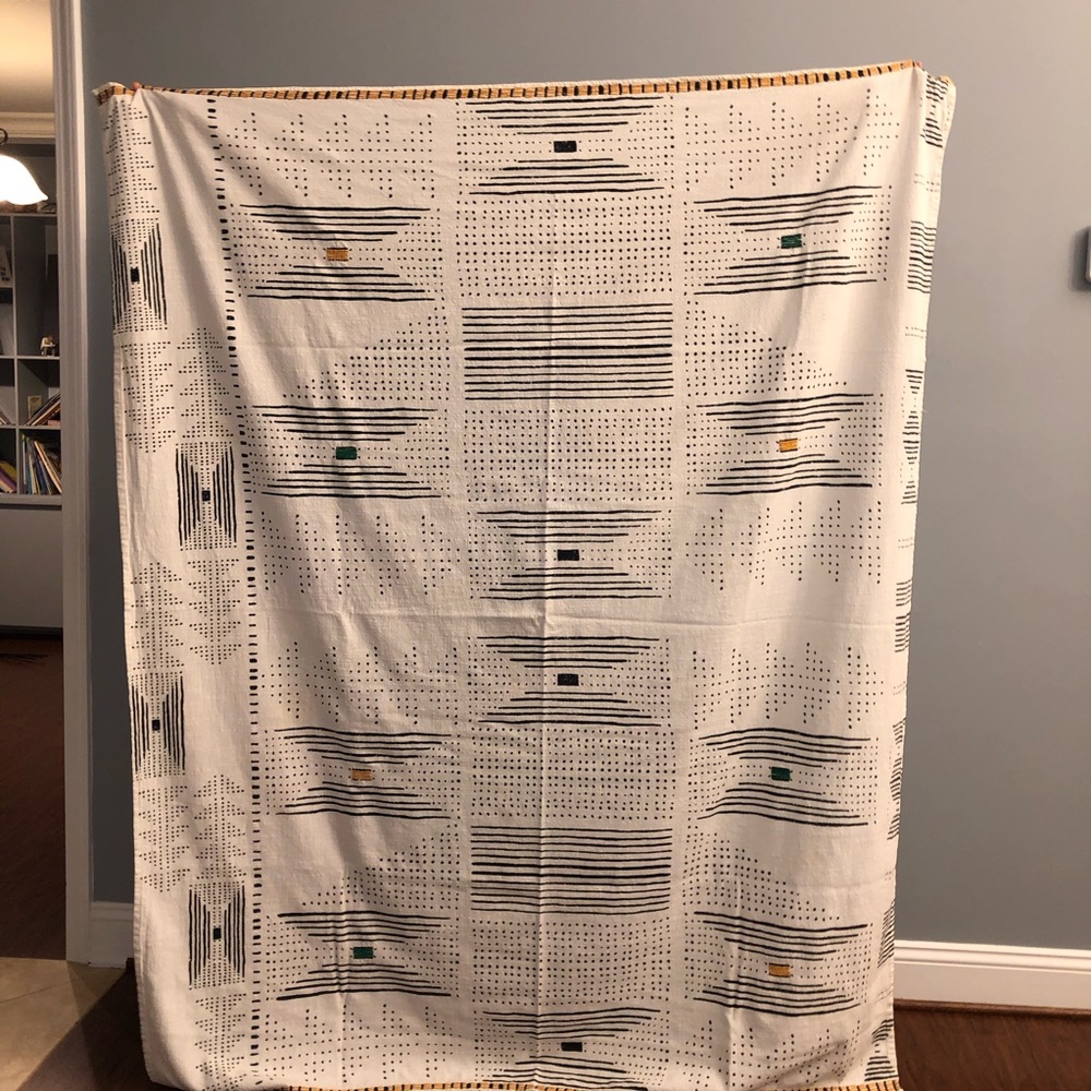 Anthropologie Cotton Throw Blanket